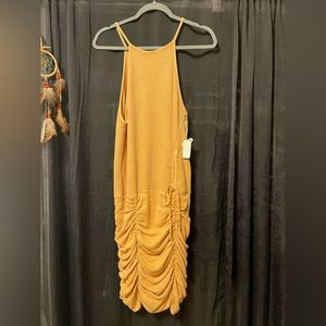 NWT We the Free, yellow mustard dress
